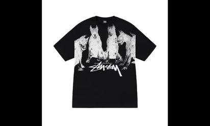 Stussy Stussy Doberman Tee Black - widok główny z boku - Streetwear