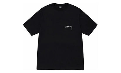 Stussy Grid Tee Black - widok z drugiego boku - Premium Quality