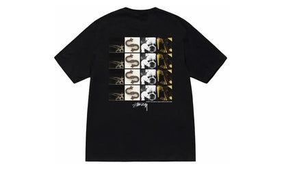 Stussy Stussy Grid Tee Black - widok główny z boku - Streetwear