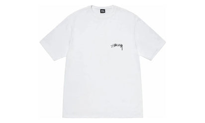 Stussy Grid Tee White - widok z drugiego boku - Premium Quality