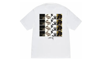 Stussy Stussy Grid Tee White - widok główny z boku - Streetwear