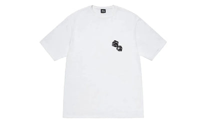 Stussy Shakers Tee White - widok z drugiego boku - Premium Quality