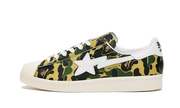 Adidas adidas Superstar Bape ABC Camo Green biały-czerwony - widok główny z boku | Saturaise.com