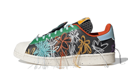 Adidas Superstar Sean Wotherspoon Superearth Black czarny-czerwony - widok główny z boku | Saturaise.com