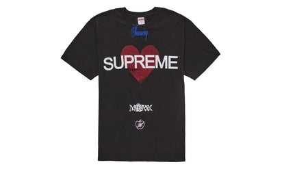 Supreme Supreme Announcing Tee Black - widok główny z boku - Streetwear