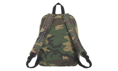 Kup oryginalne Supreme b.b. Simon Denim Backpack Woodland Camo SUPR-SBSDBW-WOODLANDCAMO - widok z drugiego boku - Sneakersy