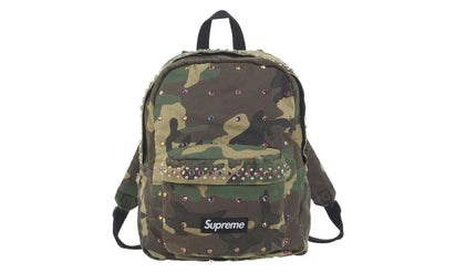 Yeezy Supreme b.b. Simon Denim Backpack Woodland Camo - widok główny z boku | Saturaise.com