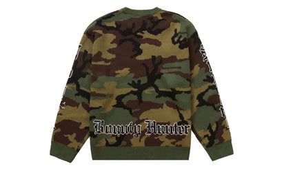 Supreme Bounty Hunter Sweater Woodland Camo - widok z drugiego boku - Premium Quality