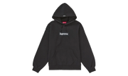 Supreme Supreme Box Logo Hooded Sweatshirt Sweatshirt (FW24) Black - widok główny z boku - Streetwear