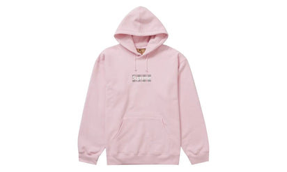 Supreme Supreme Burberry Box Logo Hooded Sweatshirt Light Pink - widok główny z boku - Streetwear