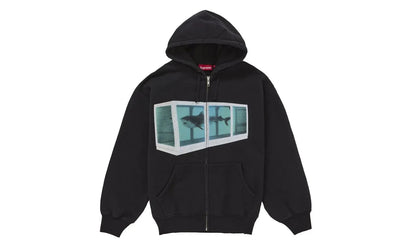 Supreme Supreme Damien Hirst Zip Up Hooded Sweatshirt Black - widok główny z boku - Streetwear