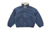 Supreme Faux Sherling Lined Bomber Jacket (FW25) Navy