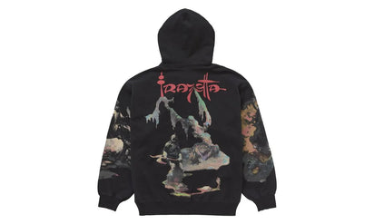 Supreme Frazetta Zip Up Hooded Sweatshirt Black - widok z drugiego boku - Premium Quality