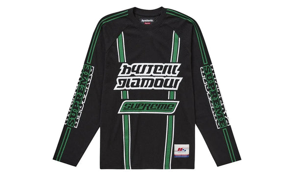 Supreme Hysteric Glamour Mesh L/S Top Black