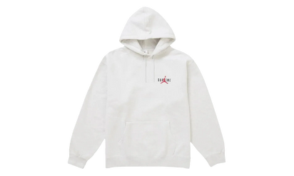 Supreme Supreme Jordan Hooded Sweatshirt (FW24) Ash Grey - widok główny z boku - Streetwear