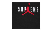 Supreme Jordan Hooded Sweatshirt (FW24) Black - zdjęcie 3