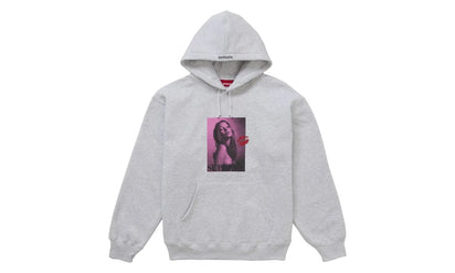 Supreme Supreme Kate Moss Hooded Sweatshirt Ash Grey - widok główny z boku - Streetwear
