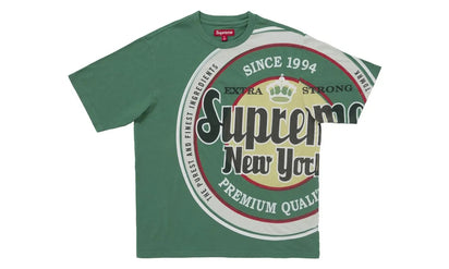 Yeezy Supreme Lager S/S Top Green zielony - widok główny z boku | Saturaise.com
