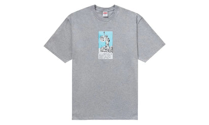 Supreme Supreme Liberty Tee Heather Grey - widok główny z boku - Streetwear