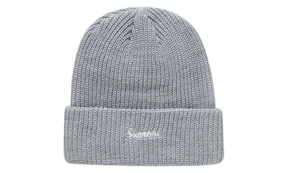 Supreme Supreme Loose Gauge Beanie (FW24) Heather Grey - widok główny z boku - Akcesoria