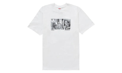 Supreme Supreme Mister Cartoon Pow Tee White - widok główny z boku - Streetwear