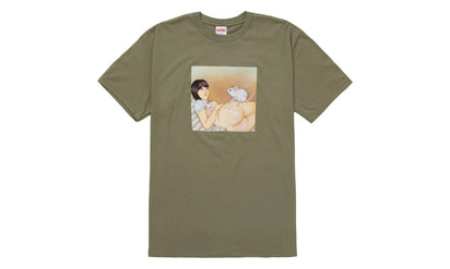 Supreme Supreme Mouse Tee (SS25) Olive - widok główny z boku - Streetwear