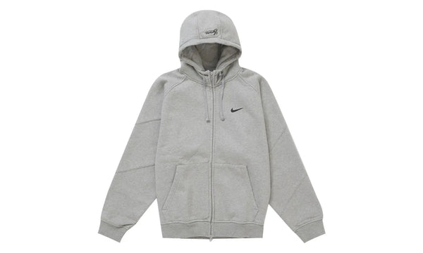 Supreme Nike Zip Up Hooded Sweatshirt Heather Grey