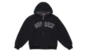 Supreme Reflective Arc Hooded Work Jacket Black