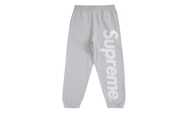 Supreme Satin Applique Sweatpant FW24 Heather Grey
