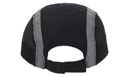 Oryginalne Supreme Side Mesh Camp Cap Black - widok z przodu | Saturaise.com