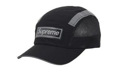Supreme Supreme Side Mesh Camp Cap Black - widok główny z boku - Akcesoria