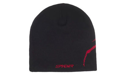 Supreme Spyder Beanie Black - widok z drugiego boku - Markowe dodatki