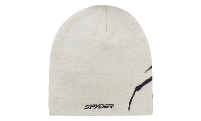 Supreme Spyder Beanie White - widok z drugiego boku - Markowe dodatki