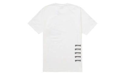 Supreme Thrasher Back Tail Tee White - widok z drugiego boku - Premium Quality