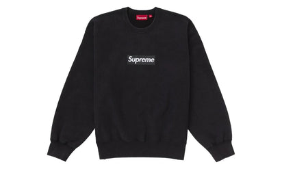 Supreme Supreme Washed Box Logo Crewneck Black - widok główny z boku - Streetwear