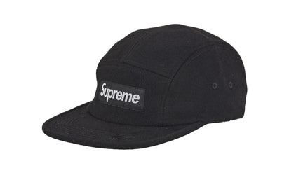 Supreme Supreme Wool Camp Cap (FW24) Black - widok główny z boku - Akcesoria