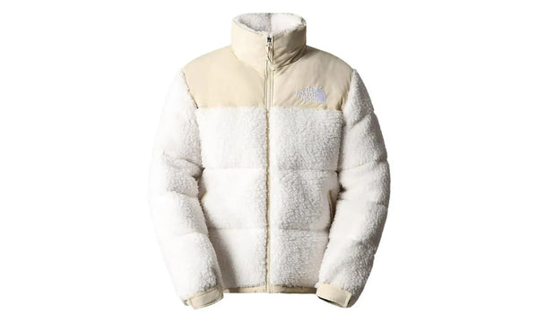 The North Face High Pile 600 Fill Recycled Waterfowl Down Nuptse Jacket Gardenia White-Gravel
