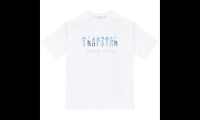 Bape Trapstar Decode Tee Camo Blue White - widok główny z boku - Streetwear