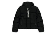 Yeezy Trapstar Hyperdrive Technical Puffer Jacket Black/White czarny-biały - widok główny z boku | Saturaise.com