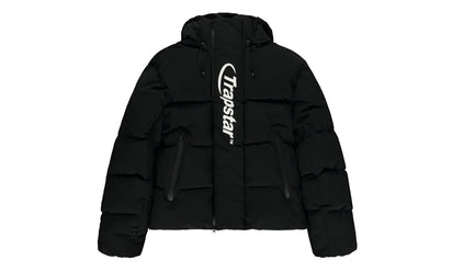 Yeezy Trapstar Hyperdrive Technical Puffer Jacket Black/White czarny-biały - widok główny z boku | Saturaise.com