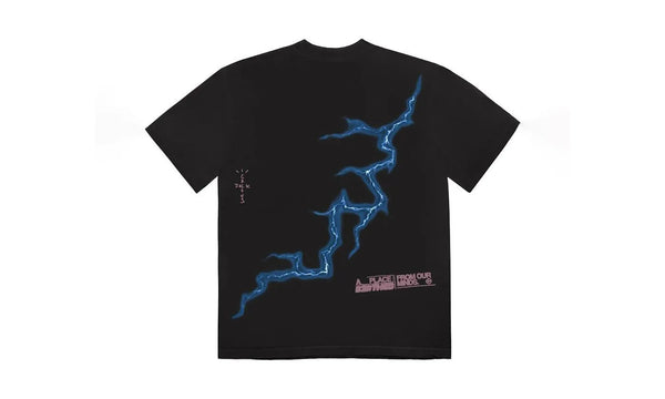 Travis Scott Cactus Jack For Fragment Danger Tee Washed Black - Travis Scott Cactus Jack For Fragment Danger Tee Washed Black - widok z drugiego boku - Premium Quality