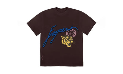 Travis Scott Travis Scott Cactus Jack For Fragment Icons Tee Brown - widok główny z boku - Streetwear