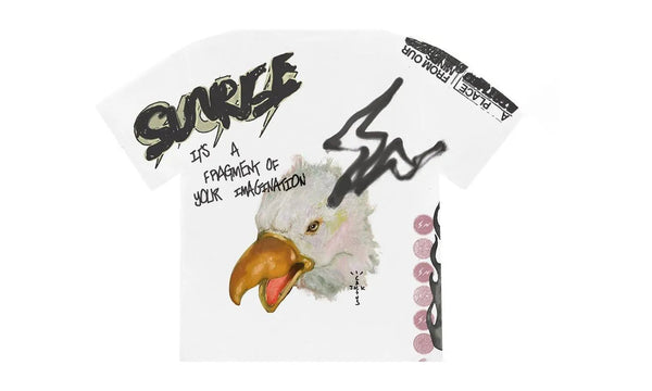 Travis Scott Cactus Jack For Fragment Sunrise Tee White - Travis Scott Cactus Jack For Fragment Sunrise Tee White - widok z drugiego boku - Premium Quality