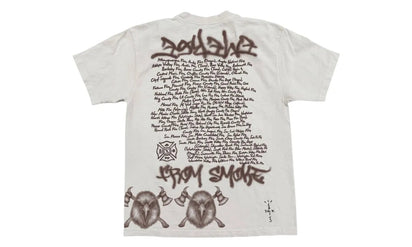 Travis Scott LAFD Tee White - widok z drugiego boku - Premium Quality