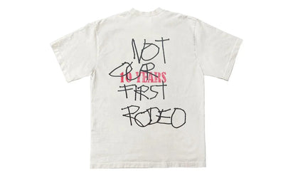 Travis Scott Rodeo Tee White - widok z drugiego boku - Premium Quality
