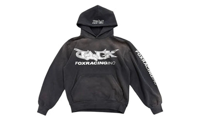 Nike Travis Scott x Fox Racing I Hoodie Black - widok główny z boku - Streetwear