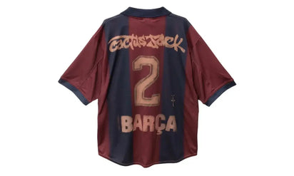 Kup oryginalne Travis Scott x Nike x FC Barcelona Retro 2000/01 Home Skeleton Jersey Multicolor - widok z drugiego boku - Sne