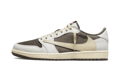 Air Jordan Air Jordan 1 Low Travis Scott Reverse Mocha brązowo-biały - widok główny z boku | Saturaise.com