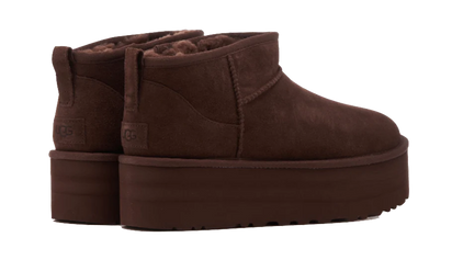 UGG Classic Ultra Mini Platform Burnt Cedar - widok z przodu - Rozmiary XS-XXL
