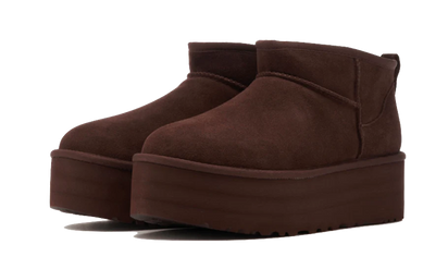 UGG Classic Ultra Mini Platform Burnt Cedar - widok z drugiego boku - Premium Quality